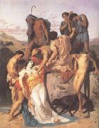 Adolphe William Bouguereau Zenobia.found by shepherds on the Banks of the Araxes  (mk26) Spain oil painting artist